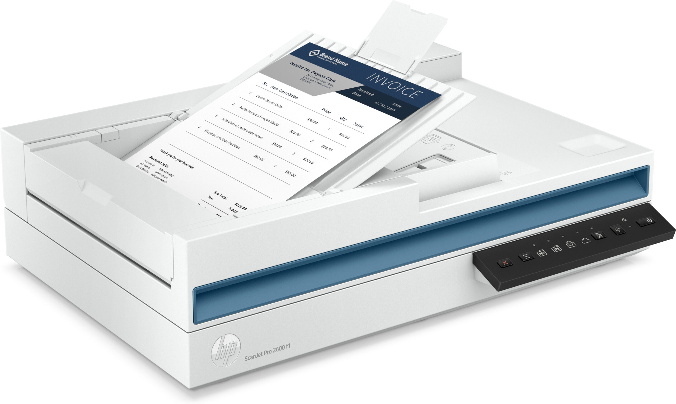 Scanner HP ScanJet Pro 2600 f1 20G05A - Imagen 7