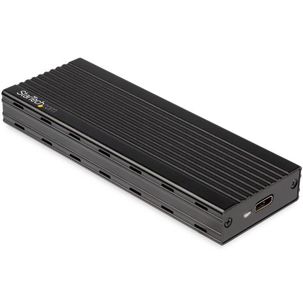 Cofre StarTech M2E1BMU31C para unidades M.2 SSD o NVMe, USB-C, Aluminio, Negro - Imagen 8