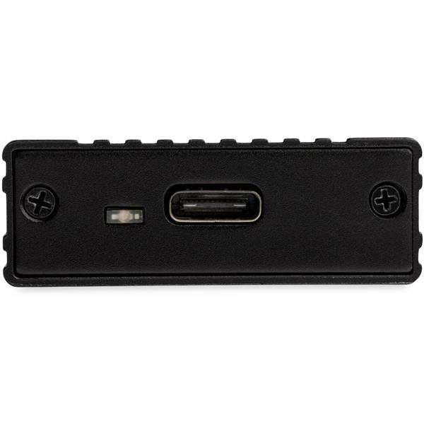 Cofre StarTech M2E1BMU31C para unidades M.2 SSD o NVMe, USB-C, Aluminio, Negro - Imagen 3