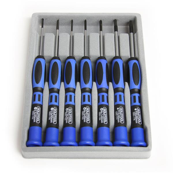 Juego Kit Set de Destornilladores de Precisión de 7 piezas- Torx Phillips Plano - Imagen 2