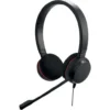 Jabra Evolve 20 Duo MS USB-C/A – Auriculares Estéreo con Micrófono y Cancelación de Ruido