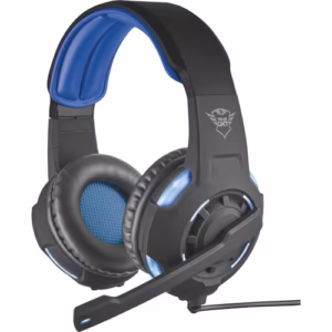 Audífonos Gamer Trust GXT 350 Radius, Sonido 7.1, USB, Negro/Azul