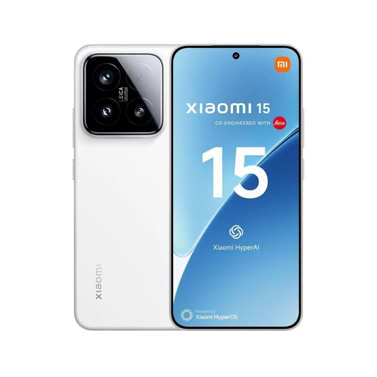 Celular Xiaomi 15 5G (Versión Global/EU), Pantalla OLED 6.36" 120Hz, Snapdragon 8 Elite, 12GB RAM, 512GB, Cámara Triple Leica 50MP, Blanco