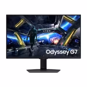 Monitor Gamer Samsung Odyssey G7 27″, IPS, 4K, 144Hz, 1ms, DP+HDMI, FreeSync/G-Sync, VESA