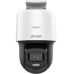Cámara IP PT Hikvision DS-2DE2C400SCG-E(F0) 4MP ColorVu 2.8mm, Mic+Bocina POE IP66, Luz Blanca 30m