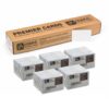 Pack 500 Tarjetas PVC Zebra Premier de 0,76mm, Blanco