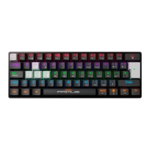 Teclado Mecánico Primus Ballista61T PKS-060G-S, 61 Teclas, Switches Red, Retroiluminación RGB, USB-C, Blanco y Negro
