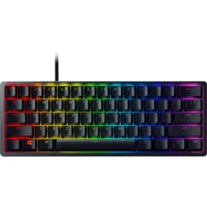 Teclado Gamer Razer Huntsman Mini Black, 60%, Switches Razer Purple, Chroma RGB, Español