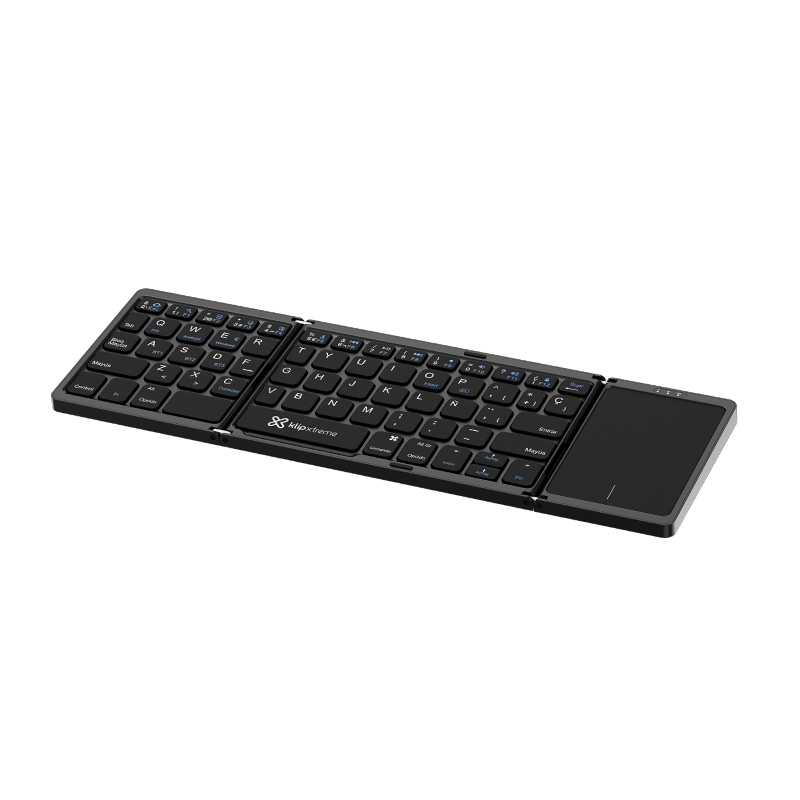 Teclado Klip Xtreme KCK-650S-BK, Inalámbrico Plegable con Panel Táctil, Bluetooth 5.0, Español - Imagen 11