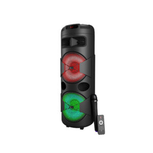 Parlante Karaoke Klip Xtreme MagBlaster 2.000W, 2x8", con Micrófono, Negro