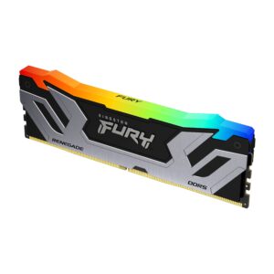 Memoria RAM Kingston Fury Renegade DDR5 48GB 2x24GB 8400MT/s CL40 DIMM Silver/Black RGB CUDIMM XMP