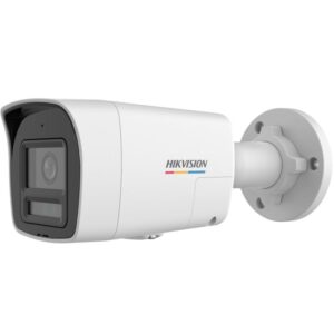 Cámara IP Hikvision DS-2CD1047G2H-LIUF, 4MP ColorVu 2.8mm con Audio y luz híbrida inteligente