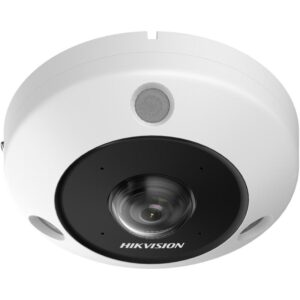 Cámara Panorámica IP Hikvision DS-2CD6365G1-IVS, de Red 360°, 6MP, Antipolvo, Vigilancia Profesional