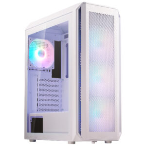 Gabinete XPG Valor Air Plus, ATX, Vidrio Templado, 4 Ventiladores ARGB, Blanco