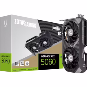 Tarjeta de Video ZOTAC GAMING NVIDIA GeForce RTX 5060 Twin Edge OC, 8GB GDDR7, 128-bit, 28 Gbps