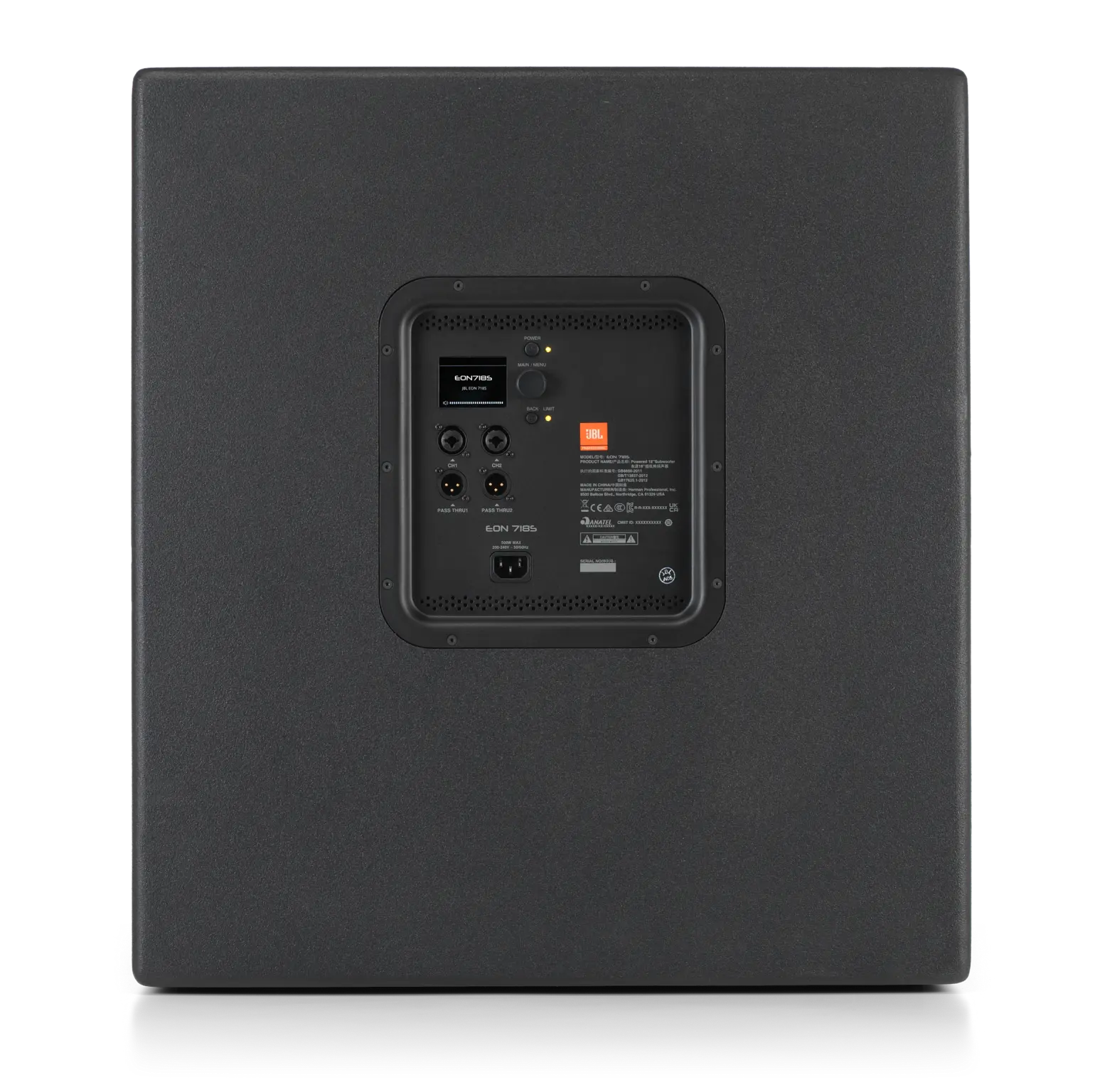 Subwoofer Activo JBL EON718S 18" 1500W, SPL, 131dB, DSP, Powered - Imagen 4