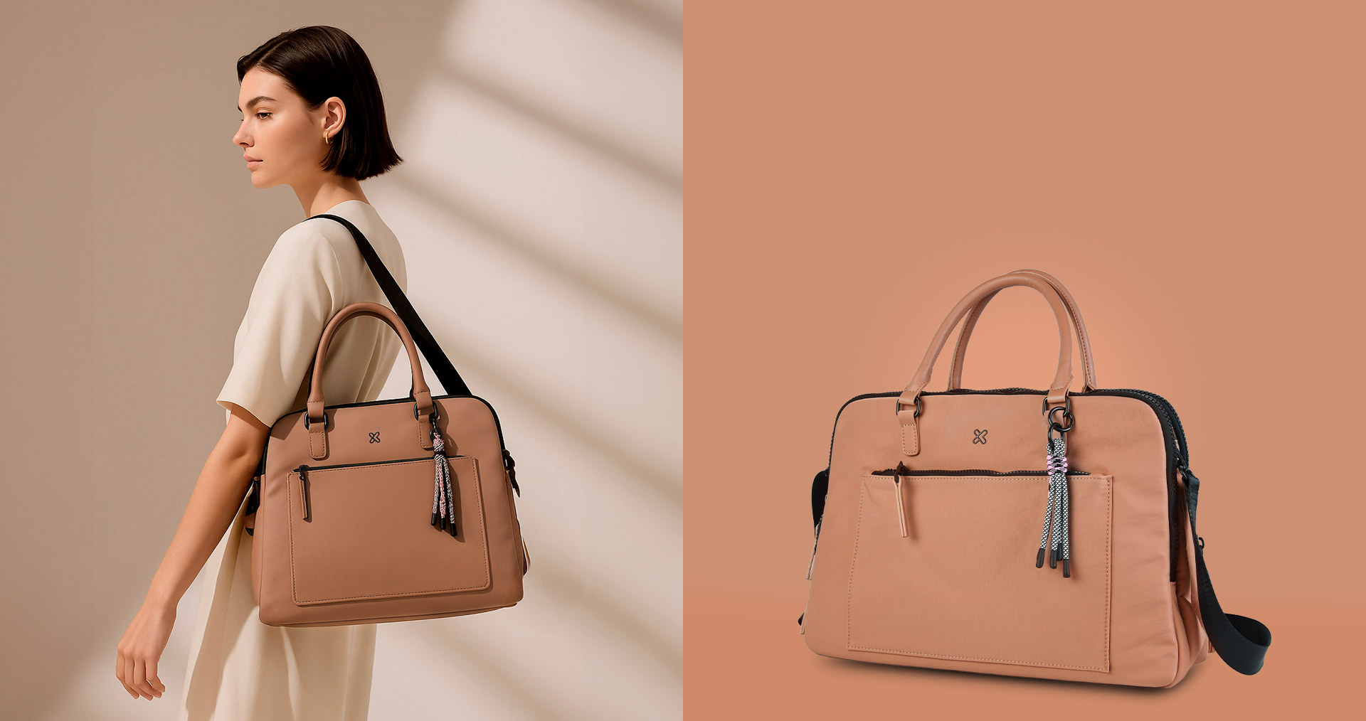 Bolso Klip Xtreme KLB-850 para Portátil 13”, Poliéster, Asa de Mano, Diseñado para Portátiles - Imagen 6