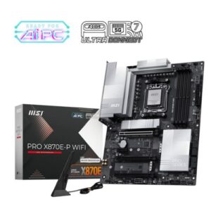 Placa Madre MSI PRO X870E-P WiFi, Socket AM5, 4x DDR5, 3x M.2, PCIe 5.0, ATX
