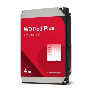 Disco duro interno WD Red Plus NAS 4TB, 3,5", SATA, 5400 RPM, caché 128MB