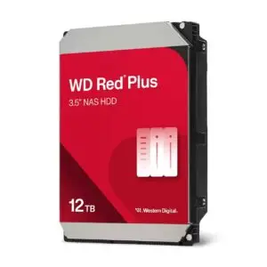 Disco Duro NAS Western Digital WD Red Plus 12TB 3.5" SATA 7200RPM para Servidores NAS