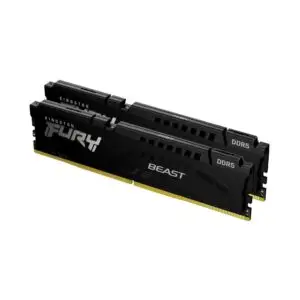 Memoria RAM Kingston FURY Beast DDR5 32GB (Kit de 2x16GB) 5600MT/s CL36 - Negro