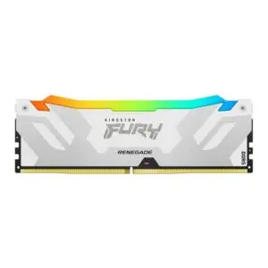 Memoria RAM Kingston FURY Renegade RGB DDR5 16GB 6400MT/s CL32 - Blanco