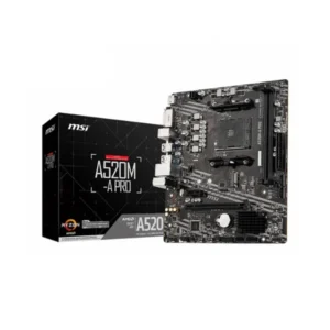 Placa Madre MSI A520M-A PRO AM4 Micro-ATX DDR4 M.2