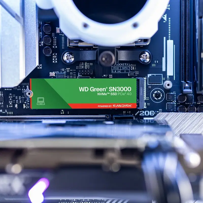 Disco SSD Western Digital Green SN3000 2 TB NVMe PCIe 4.0 M.2 2280 5000MB/s WDS200T4G0E - Imagen 9