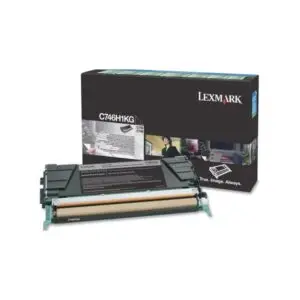 Toner Lexmark X746H1KG Negro Alto Rendimiento 12.000 Páginas