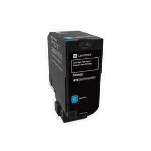 Tóner Cyan Alto Rendimiento Lexmark CS72x 74C4HC0