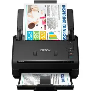 Escáner Epson WorkForce ES-400 II, 35ppm, 1200ppp, Dúplex, ADF 50 HOJAS, USB 3.0, Negro