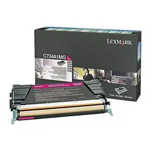 Tóner Lexmark C734A1MG Magenta Rendimiento 6.000 Páginas C734A1MG