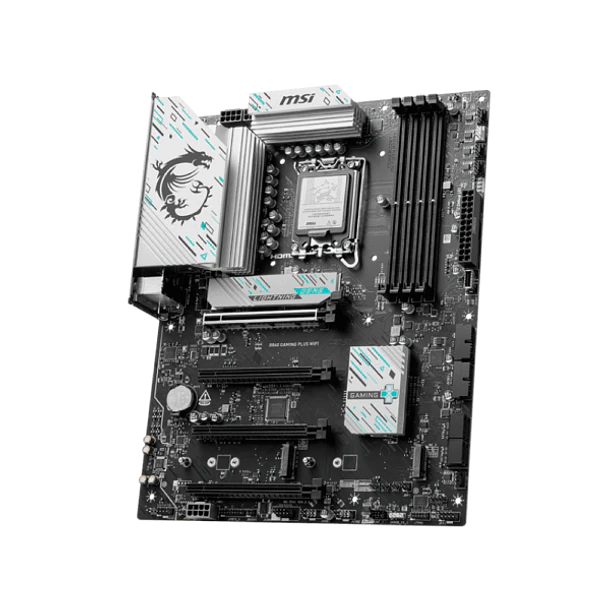Placa Madre MSI B860M GAMING PLUS WIFI LGA1851 DDR5 Wi-Fi 7 Micro-ATX 911-7E42-009