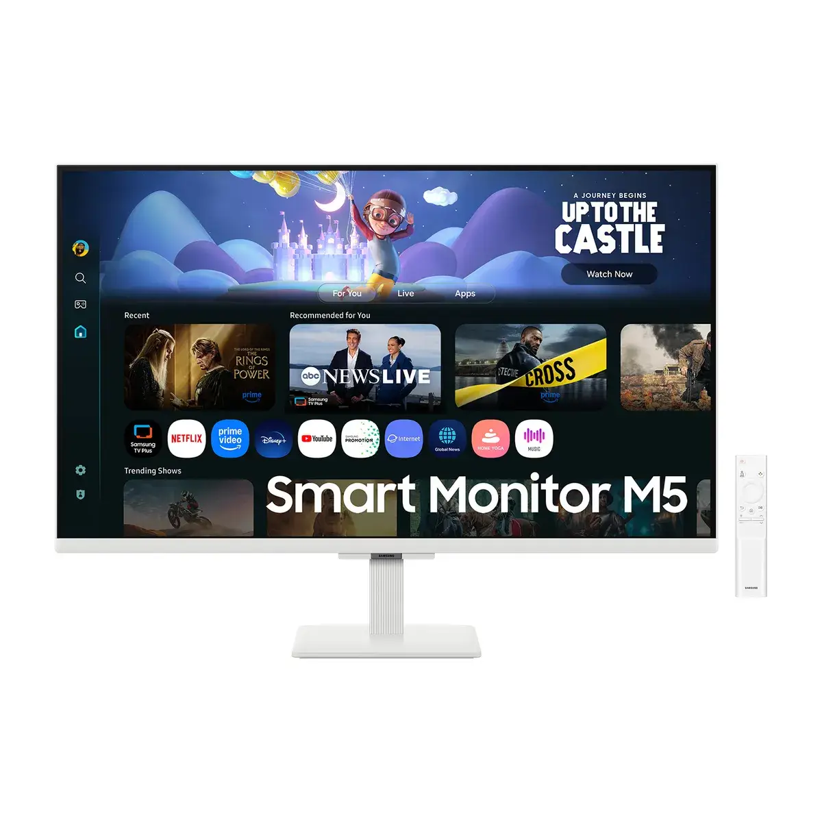 Monitor LCD Inteligente Samsung Smart Monitor M5 32" FHD Tizen WiFi HDMI USB