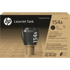 Kit Recarga Toner HP LaserJet Tank 154A, 2.500 páginas, Negro