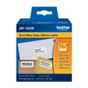 Etiquetas Brother DK-1209 28,9 x 62 mm 800 Etiquetas de Dirección