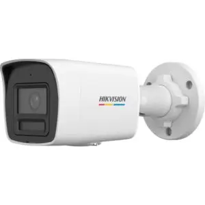 Cámara Bullet IP Hikvision DS-2CD1027G3-LIU 2MP (Full HD) ColorVu 3.0, Smart Hybrid Light, 2.8mm, Exterior IP67, Micrófono, AcuSense, PoE