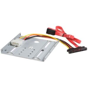 Kit Adaptador de Montaje StarTech de Disco Duro 2.5" SSD/HDD a Bahía 3.5", Chasis de Acero SECC, Conector SATA Integrado para Backplane