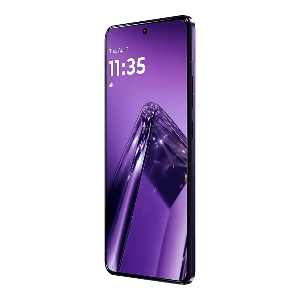 Celular Motorola Signature Swarovski 5G OLED 6.8” 12GB RAM 512GB internos, Pantone Violet Indigo, Brilliant Collection, Cristales Swarovski Incrustados, - Imagen 5