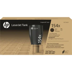 Kit de Recarga de Tóner HP 154X Negro de Alta Capacidad (W1540X), Rendimiento de 2,500 Páginas Original