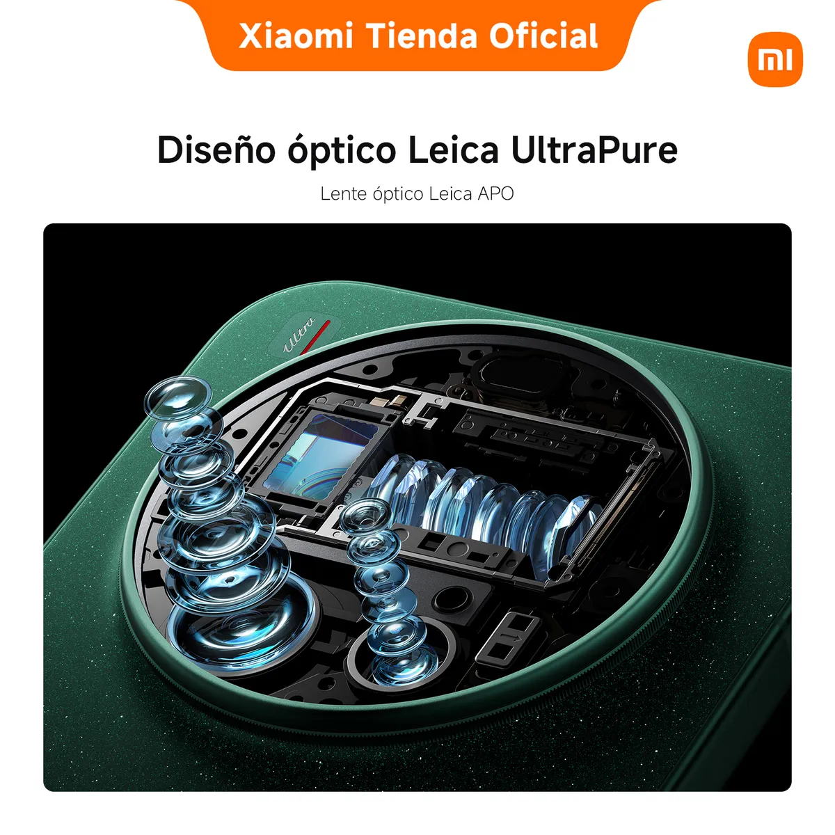 Celular Xiaomi 17 Ultra 5G, Pantalla OLED 6.9" 120Hz, Snapdragon 8 Elite Gen 5, 16GB RAM, 512GB, Cámara Leica 200MP, Verde Estelar / Starlit Green - Imagen 7