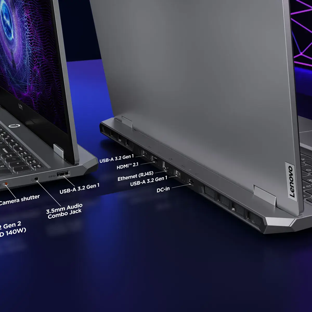 Notebook Gamer Lenovo LOQ 15IRX10 Gen 10 Intel Core i7-13645HX 16GB RAM 512GB SSD 15,6" RTX 5050 (8GB) W11H Luna Grey - Imagen 10