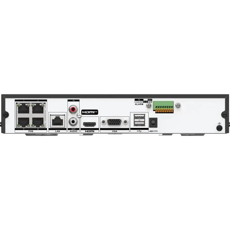Grabador NVR Hikvision DS-7604NI-Q1/4P(E), 4 Canales PoE 4K H.265+, 40Mbps, HDMI/VGA, 1 HDD - Imagen 5