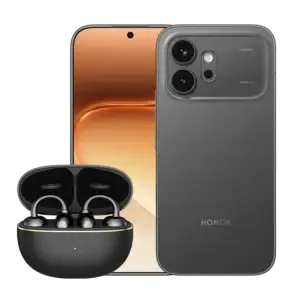 KIT Celular HONOR 600 5G, Pantalla AMOLED 120Hz, Procesador Octa-Core, 8GB RAM, 512GB, Negro / Black + Audífonos Inalámbricos Honor Earbuds 2 Pro