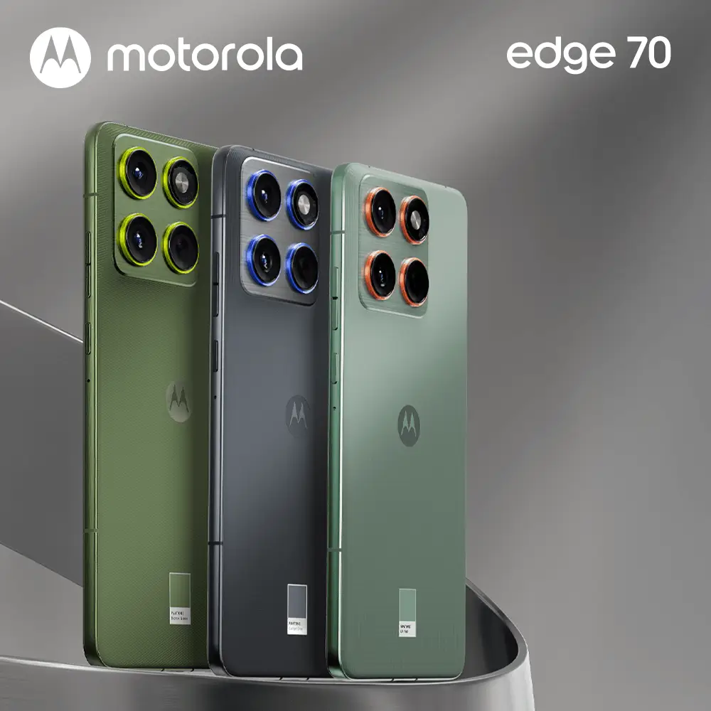 Celular Motorola Edge 70 5G, Pantalla pOLED 6.7" 144Hz, Procesador Octa-Core de Alta Gama, 12GB RAM, 512GB, Verde - Imagen 3