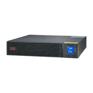 SRV2KRIRK-E - 1 UPS APC Easy UPS SRV 2000VA / 1600W, On-Line Doble Conversión, Formato Rack 2U, Incluye Kit de Rieles para Gabinete, Pantalla LCD, Entradas/Salidas C13 230V, Serie Easy SRV2KRIRK-E
