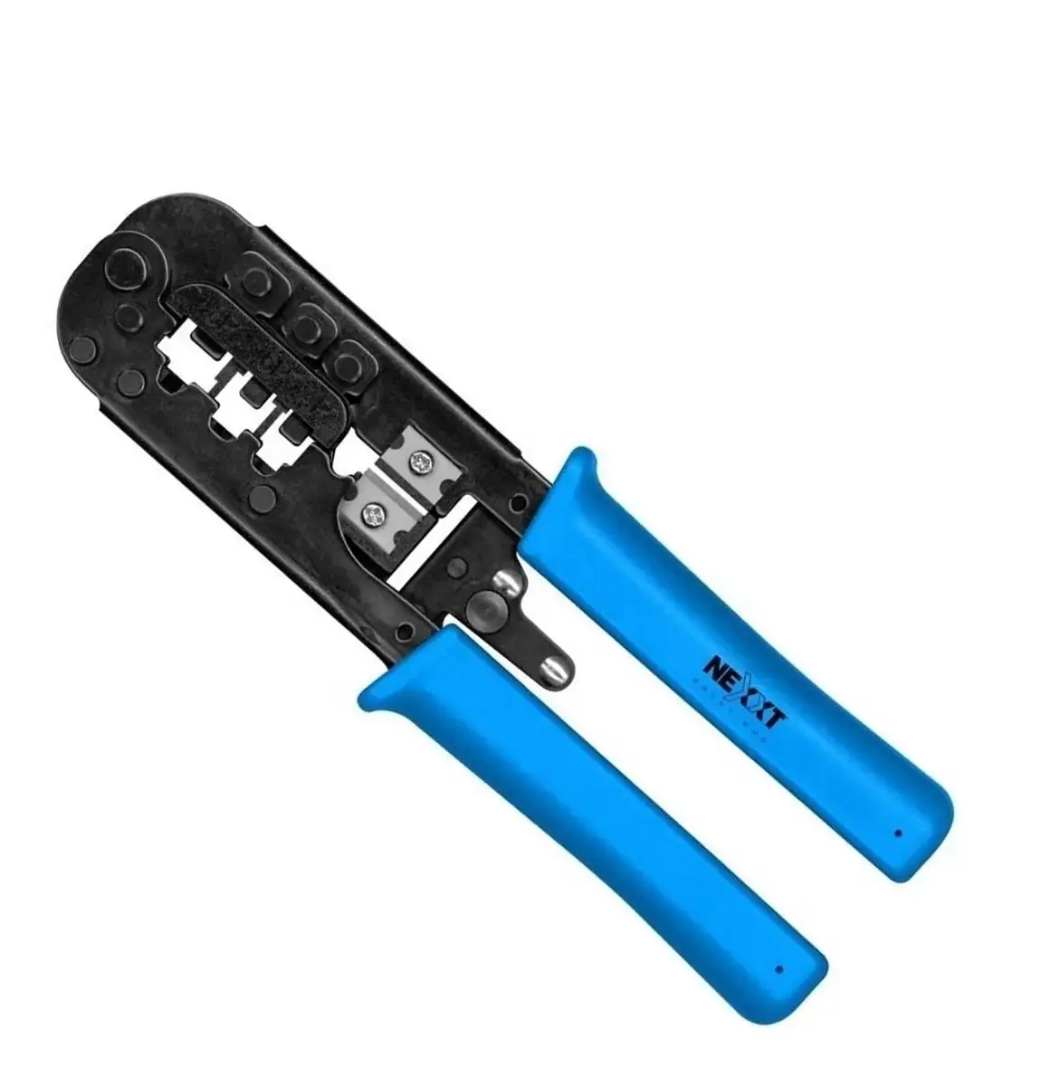 Tenaza Modular Crimpeadora Nexxt Solutions Pro-3S, con Prensa Terminal, Cortador y Pelador de Cables Integrado (PTKCTR3RTST3S) - Imagen 5