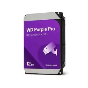 Disco Duro Interno Western Digital WD122PURP, 12TB Purple Pro, 3.5", 7200 RPM, 512MB Caché, SATA III