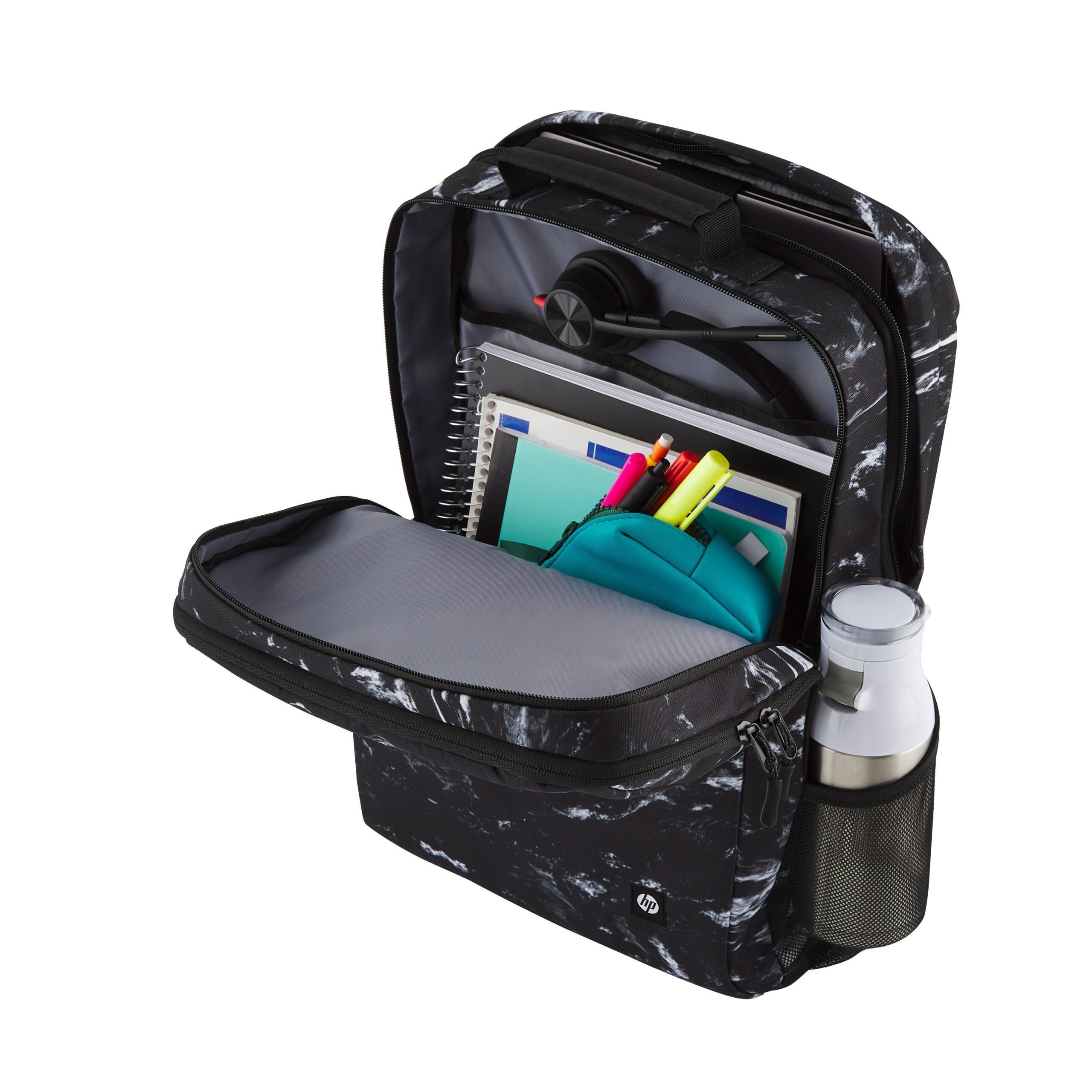 Maletín para portátiles Mochila HP Campus XL con patrón de mármol - Imagen 3