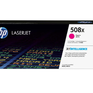 Cartucho de tóner original LaserJet HP 508X magenta de alta capacidad